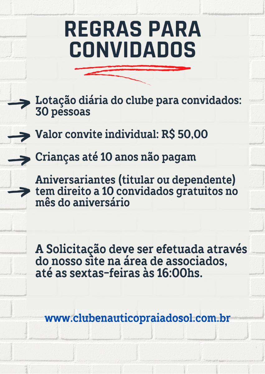 Regras para Convidados