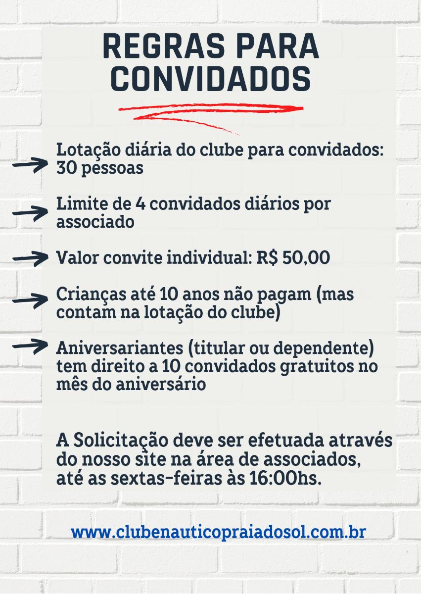 Regras para Convidados