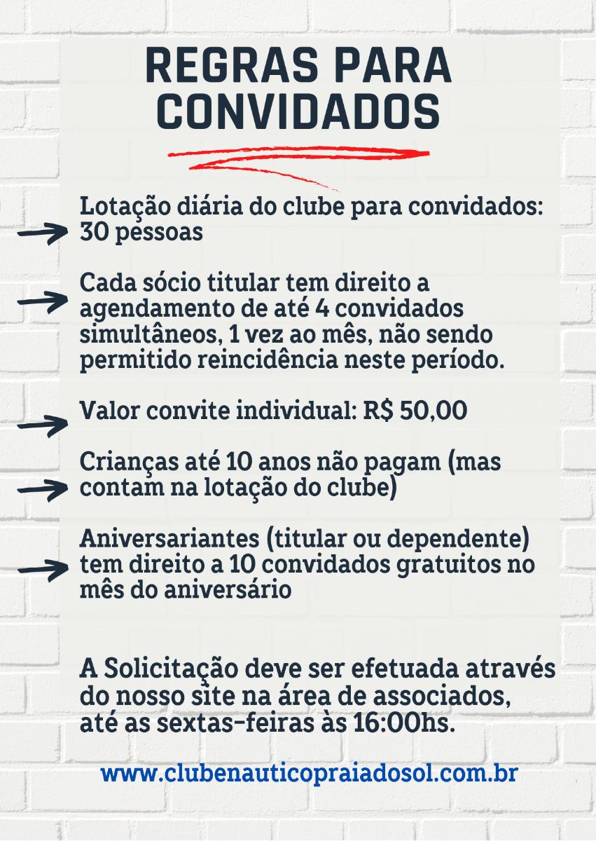 Regras para Convidados